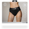 Ouch! Jock String vibrant Strap-On Thong Rear Open Noir 